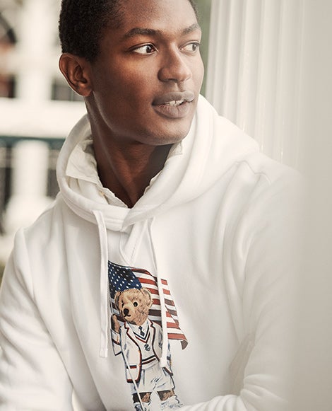 Polo Bear Fleece Hoodie