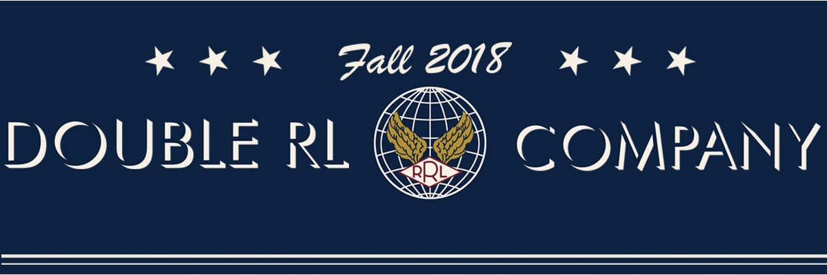 Navy banner with white stars \u0026 Fall 2018 Double RL \u0026 Company