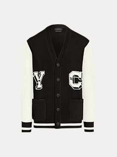 black & white cardigan