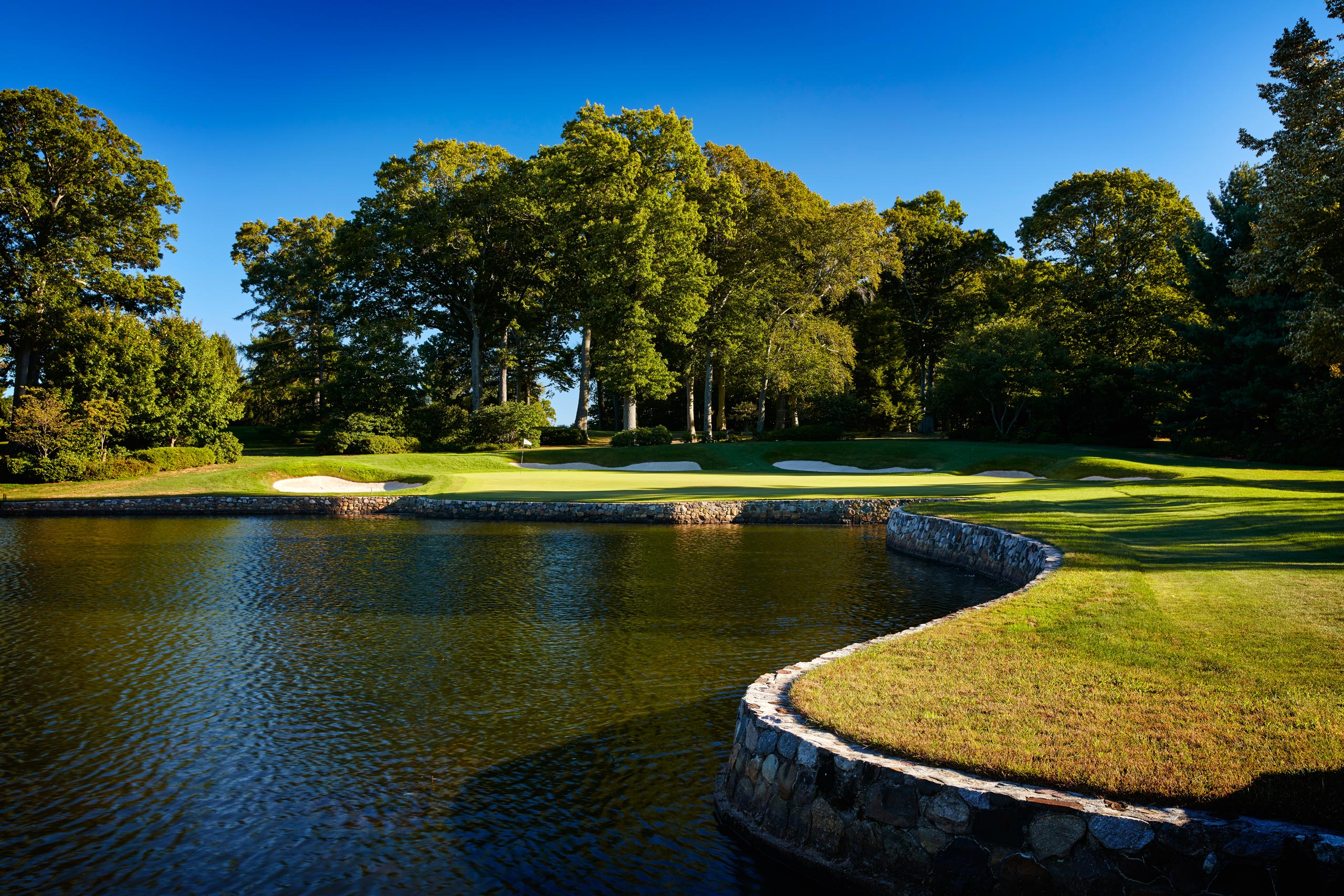 The controversially difficult fourth hole, which architect Robert Trent Jones defended as “eminently fair”