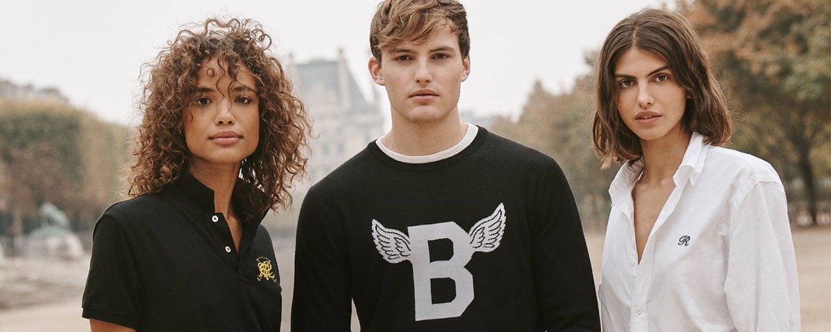 Men & women in customized Polo styles