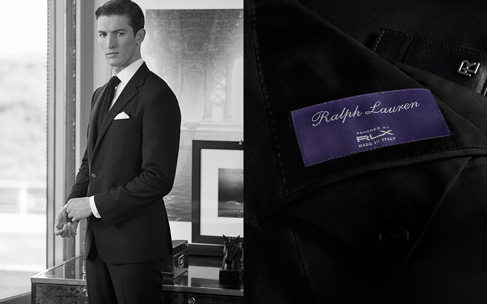 ralph lauren purple label suit