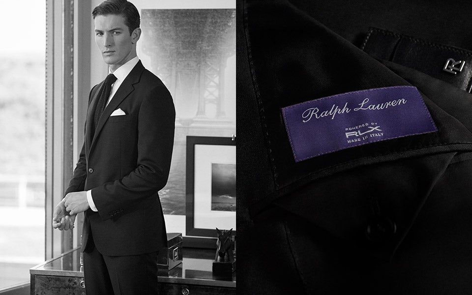 ralph lauren purple label dress