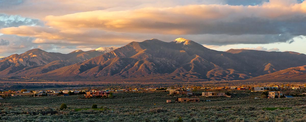 Photograph of Taos, New Mexico, landscape