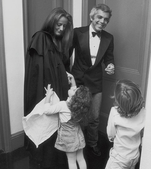 Ralph, Ricky, David, and Dylan Lauren in New York City, 1977