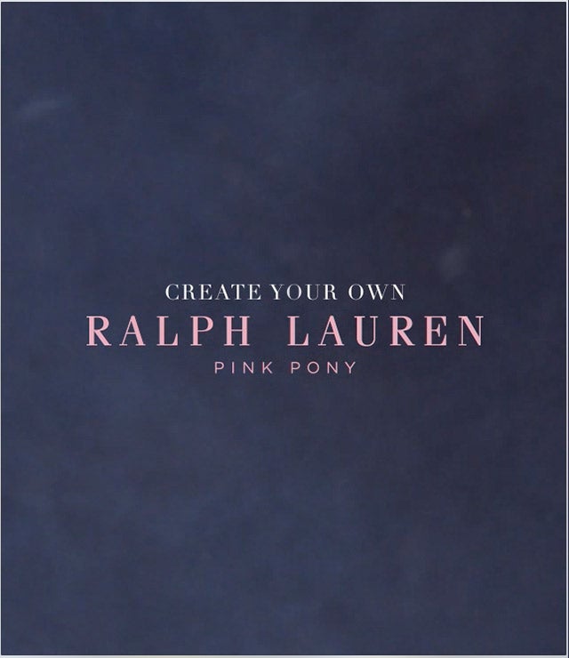 Ralph Lauren Pink Pony