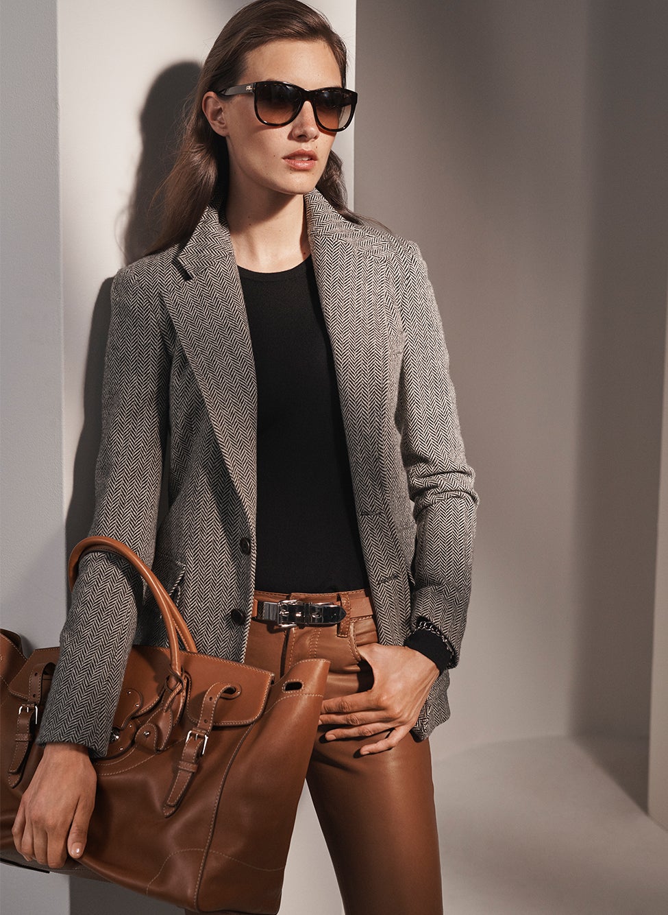 veste tweed ralph lauren