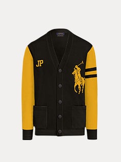black & gold cardigan