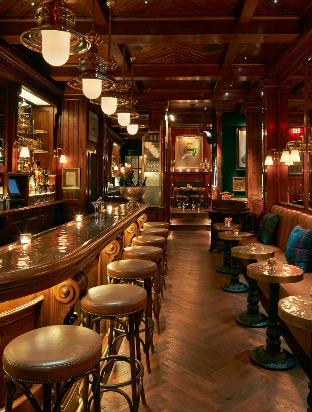 We’re biased, admittedly, but we swear you won’t find a better martini in New York than the one made at the brass-topped bar