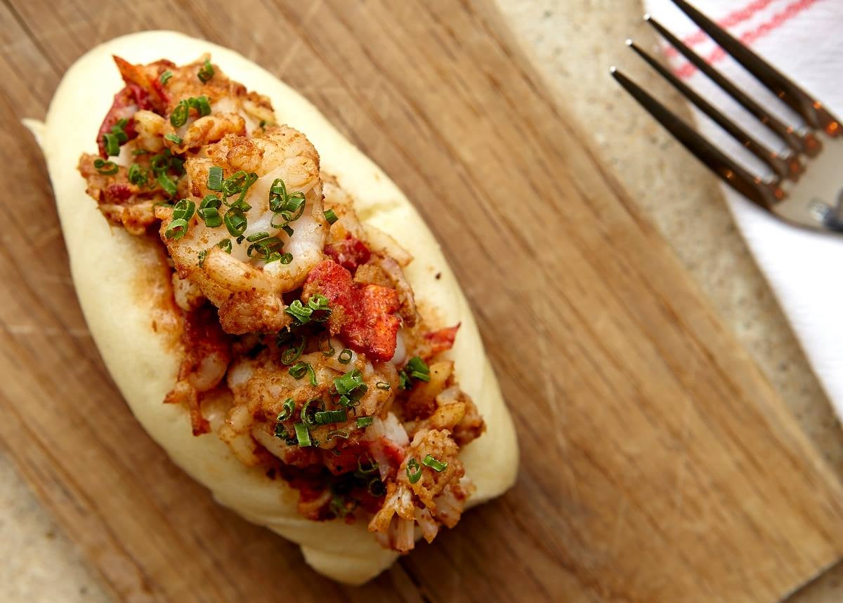 Eventide chefs Andrew Taylor and Mike Wiley put a fresh spin on a New England classic with their Asian-inspired lobster roll