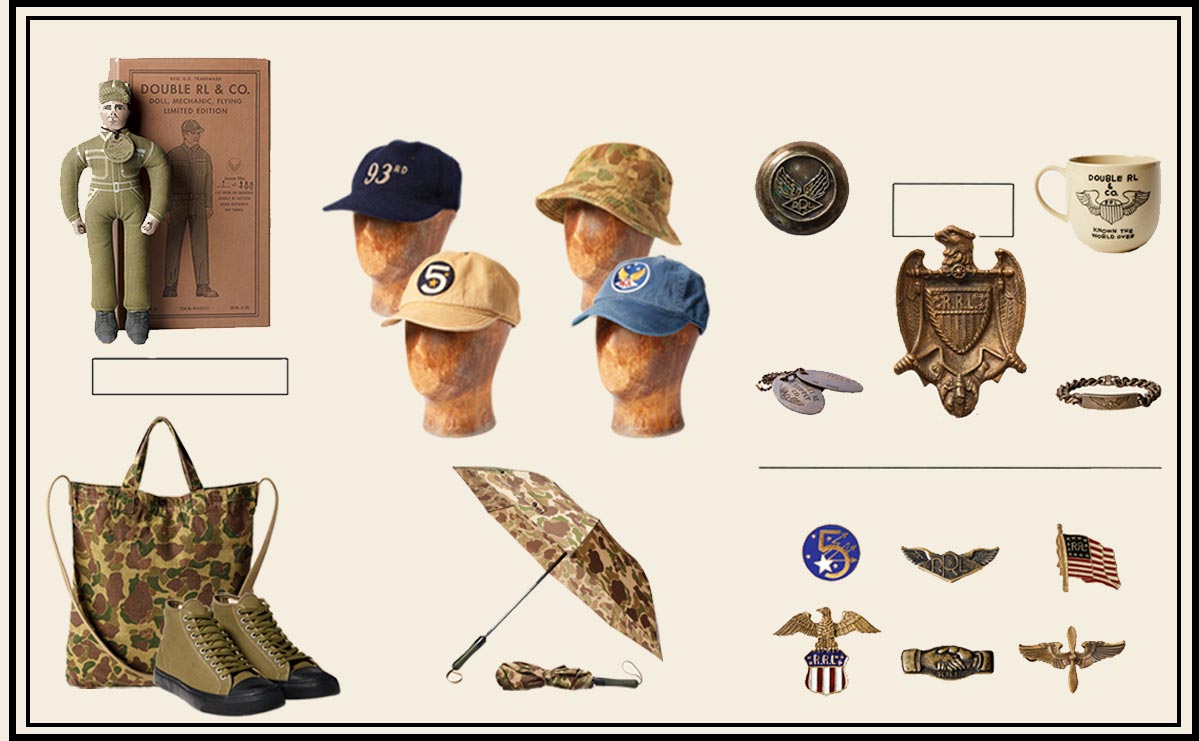 Military-inspired Double RL accessories