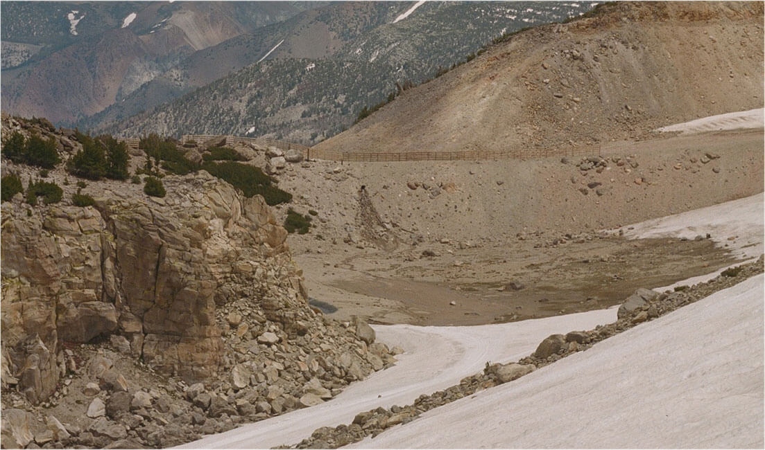 Rocky mountain side
