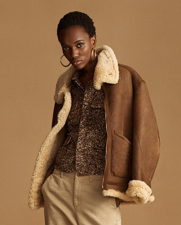 Shearling Leather Jacket