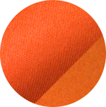 Swatch of orange Pima Soft-Touch fabric