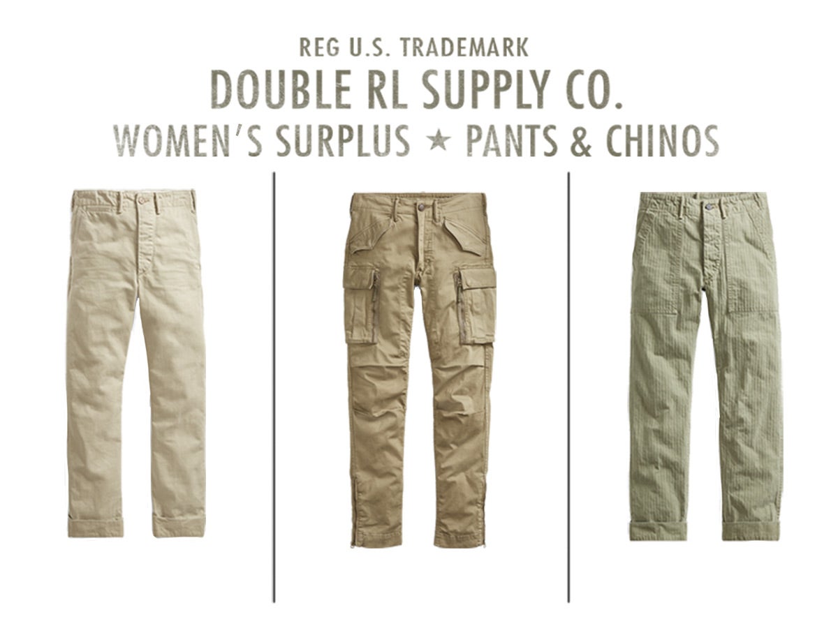 double rl pants