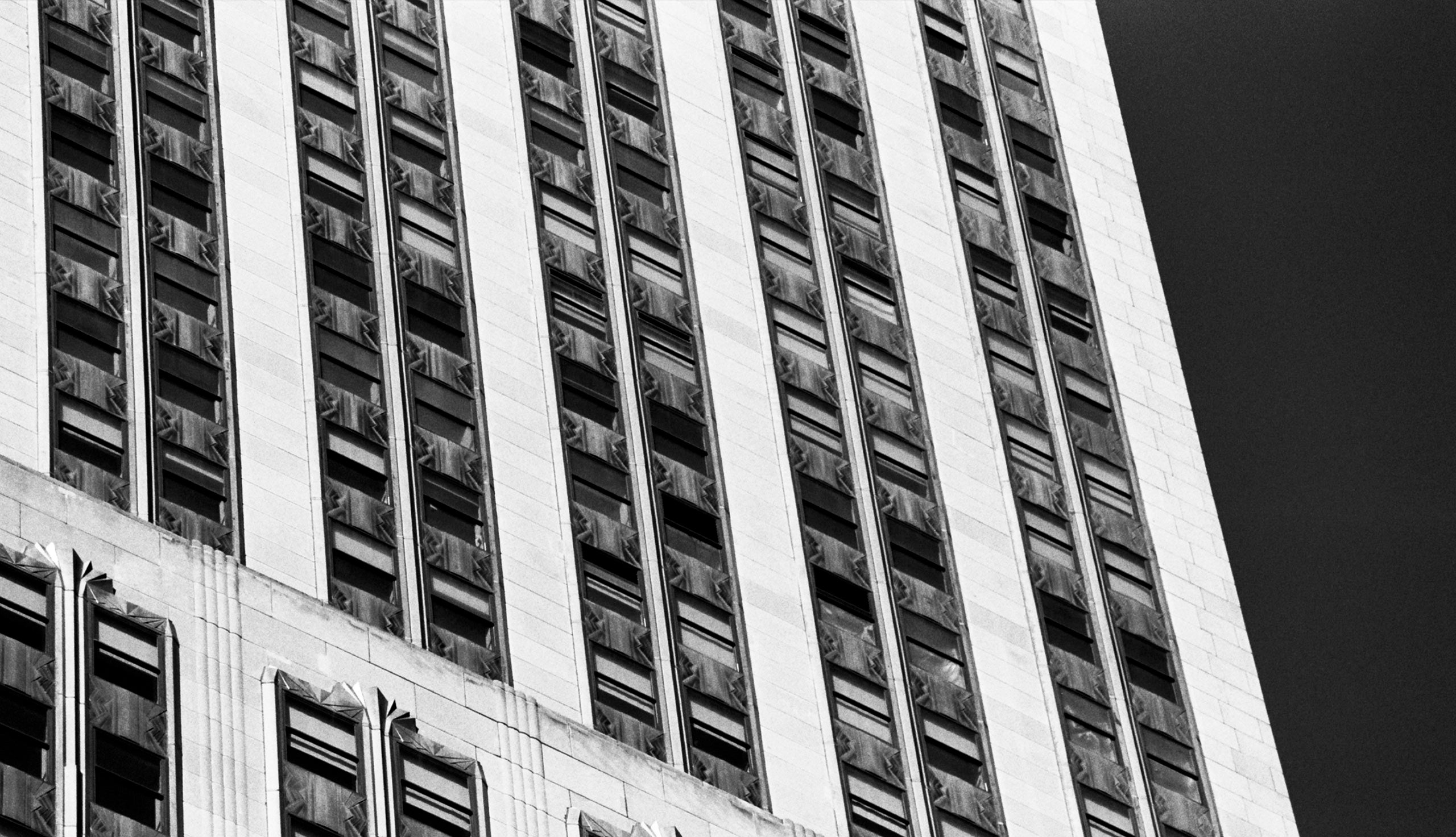 The façade of the Empire State Building