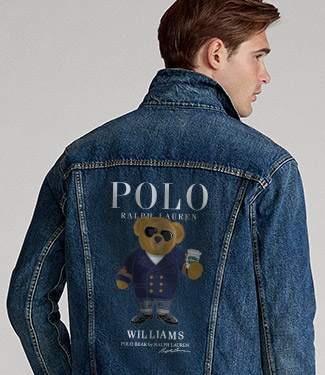 polo blue jean jacket