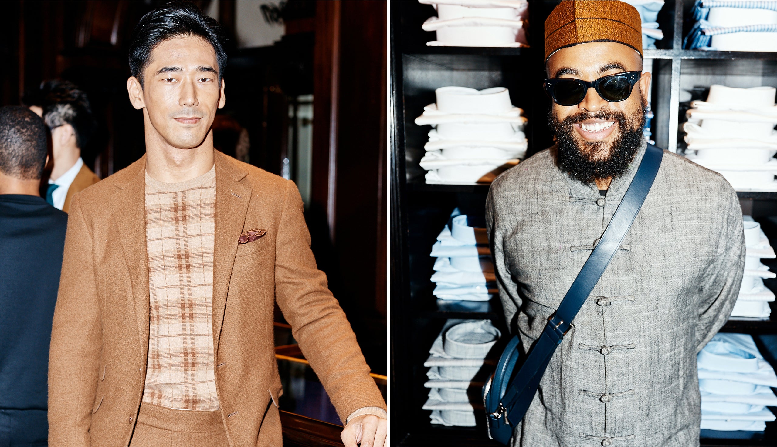 Dancer, choreographer, and actor Naoki Kobayashi; <em>GQ</em> fashion director Mobolaji Dawodu