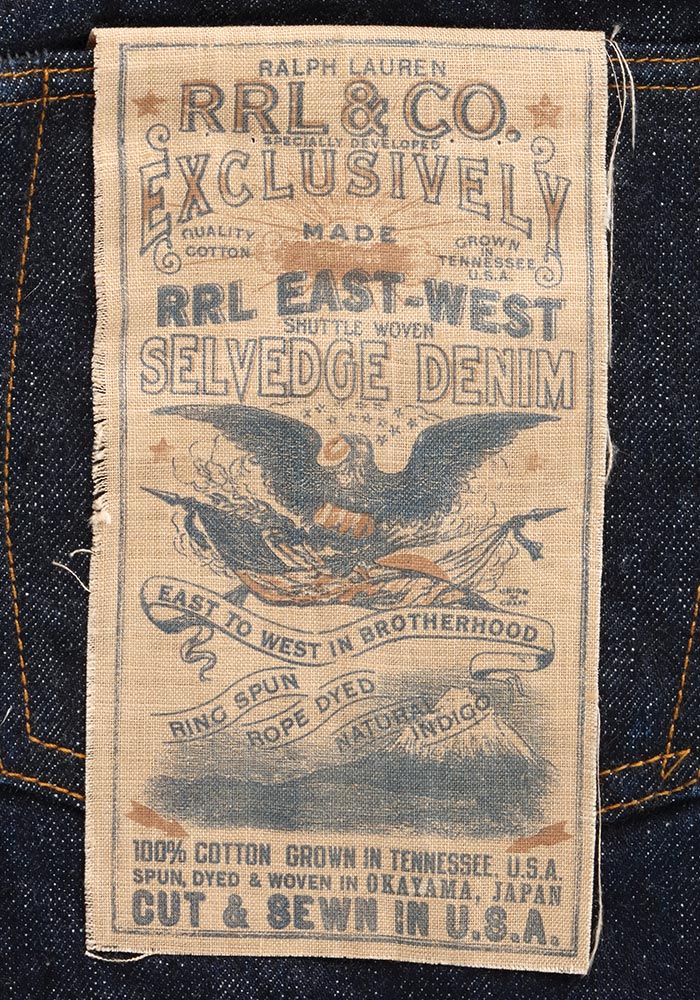 rrl east west denim