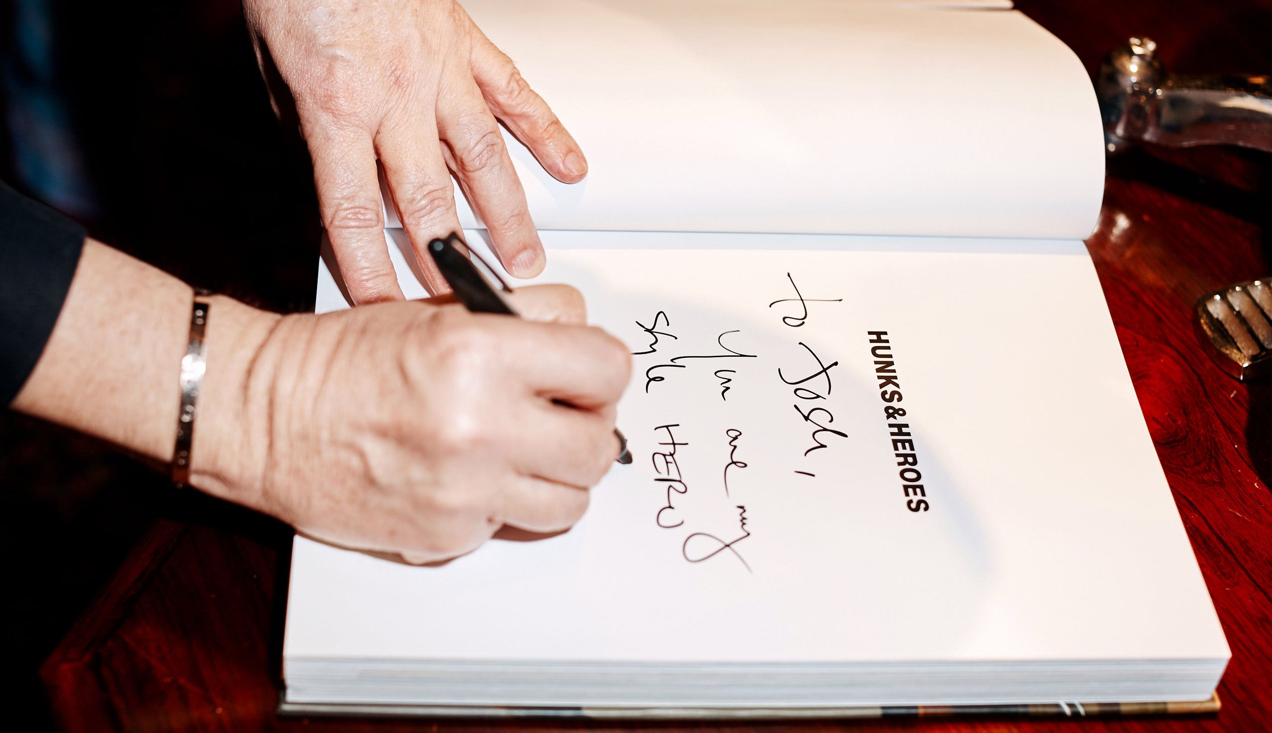 Jim’s inscription for Josh Peskowitz