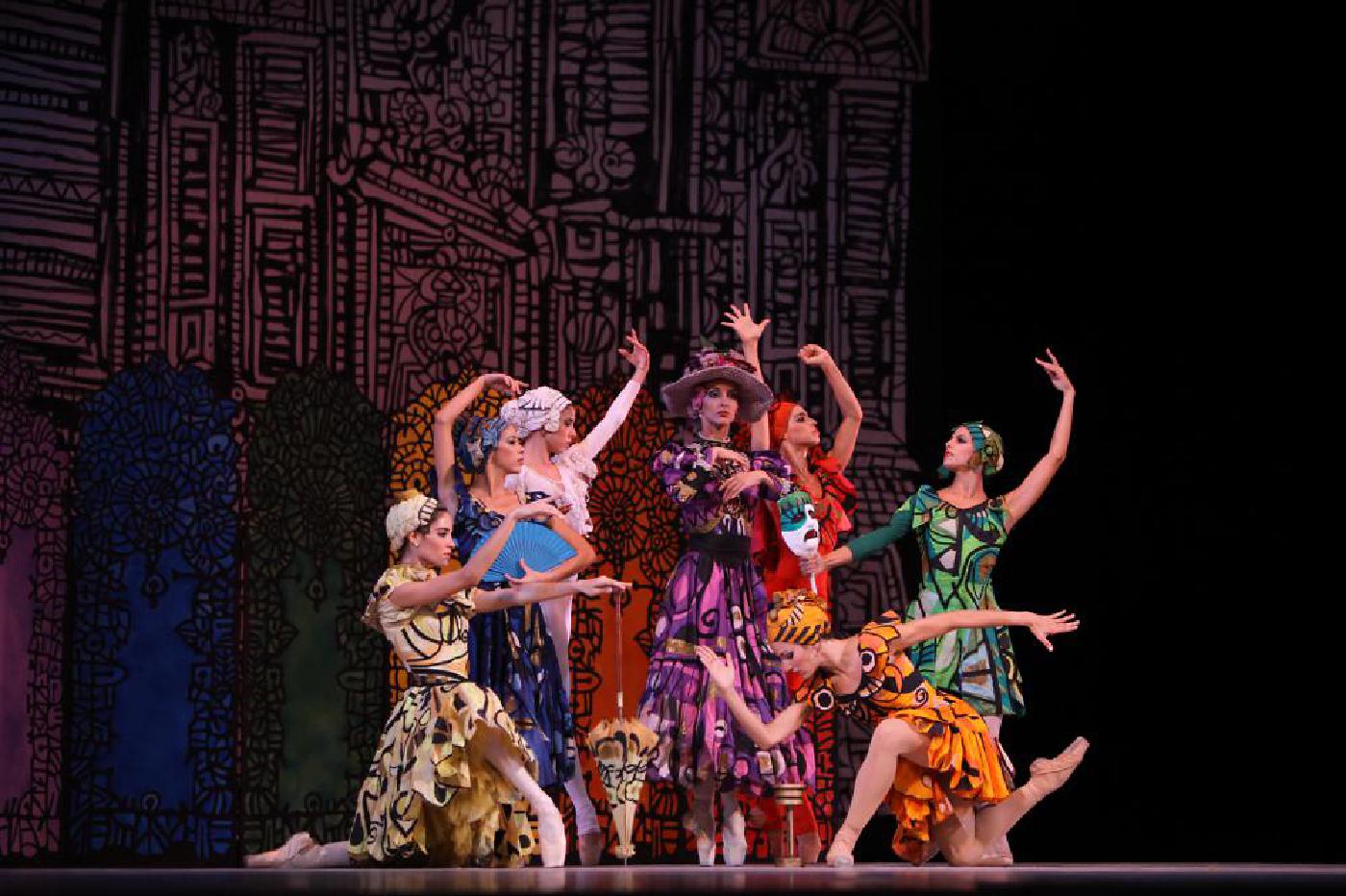 A scene from <i>Flora</i>, a ballet that pays tribute to legendary Cuban painter René Portocarrero
