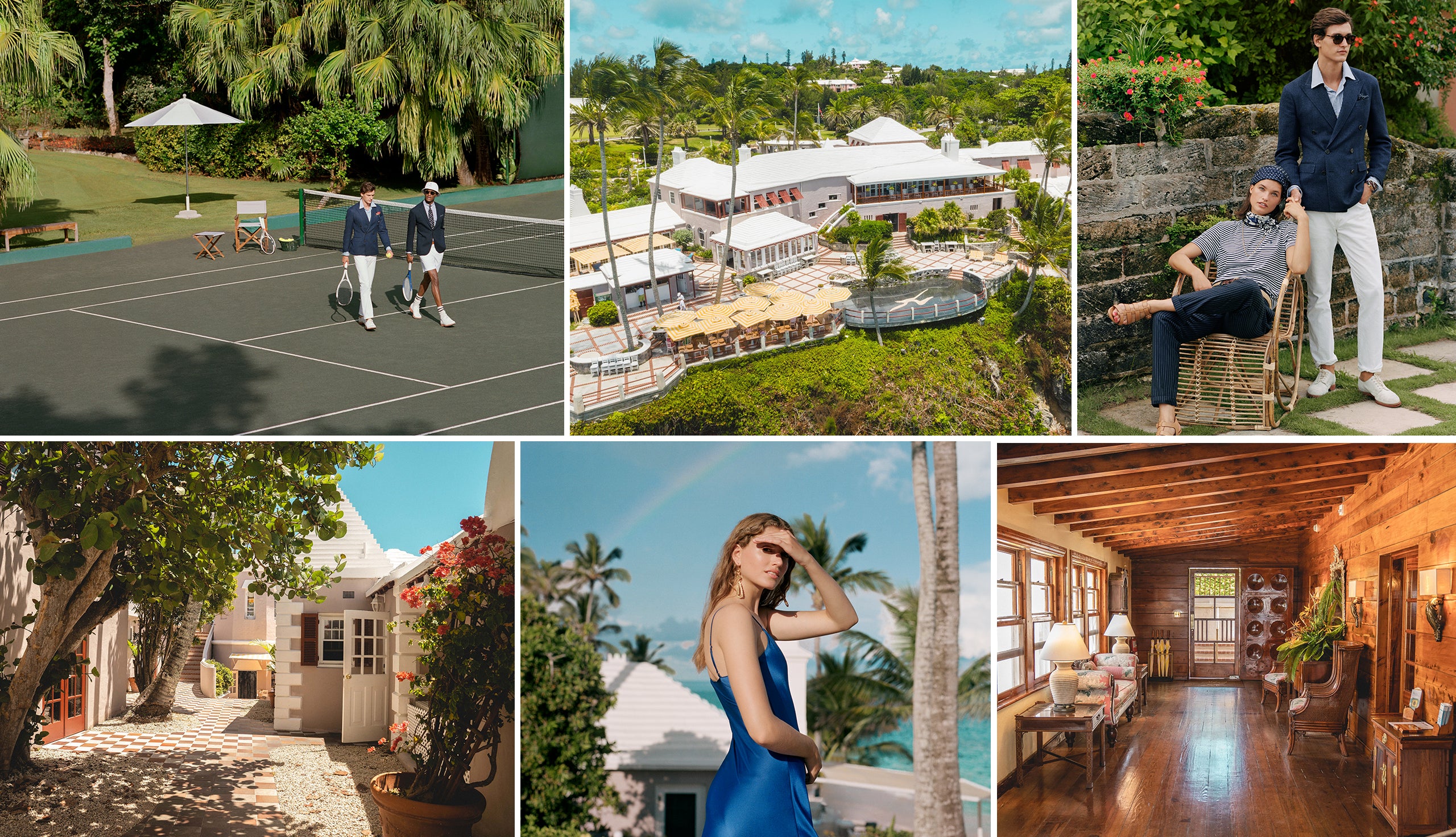 Spring 2020 Polo looks captured on location in Bermuda