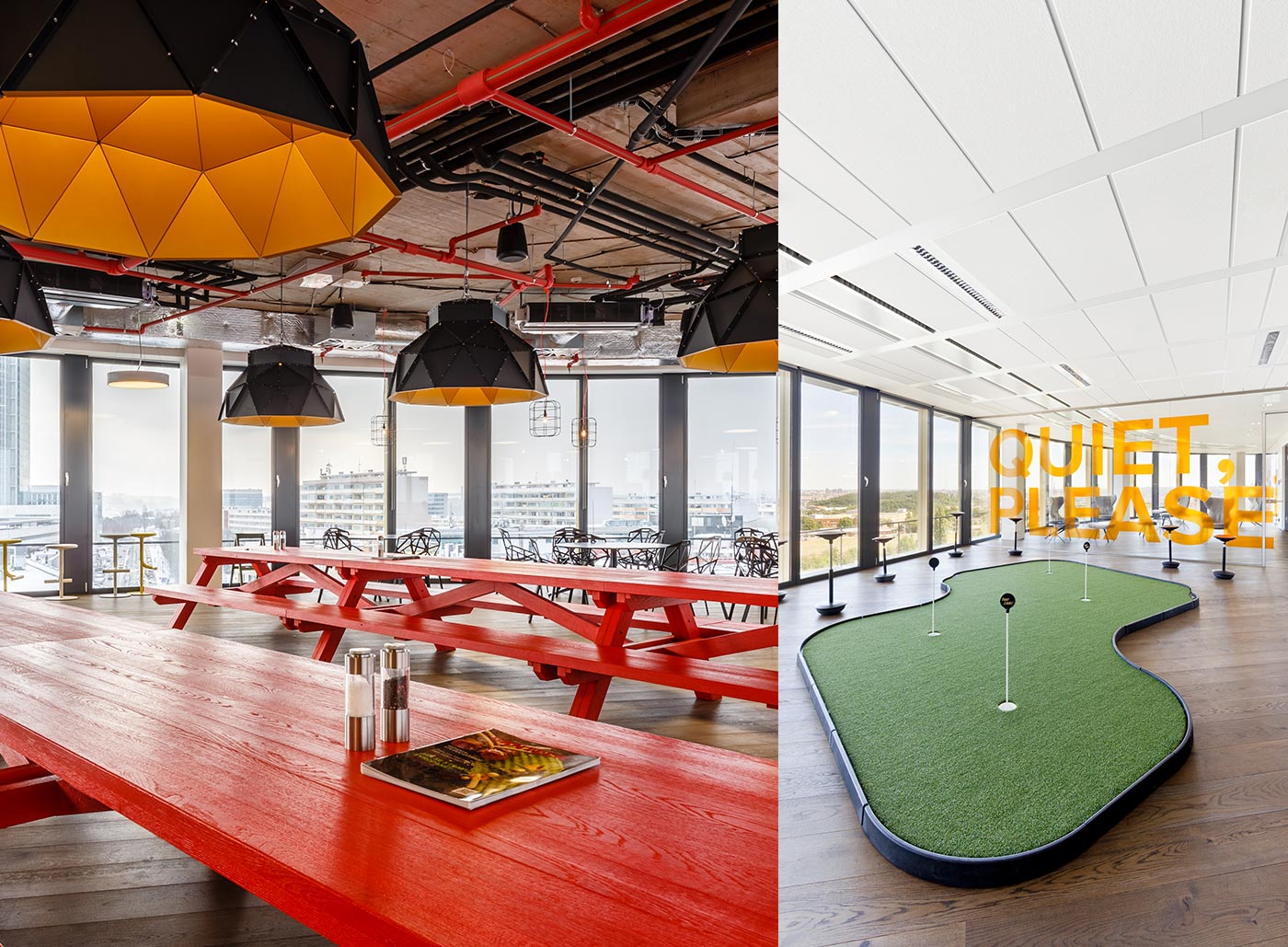<strong>AVAST SOFTWARE: PRAGUE | </strong>Security software maker Avast turned the cliché of an executive putting green on its head, placing a golf simulator at the center of its airy office in Prague