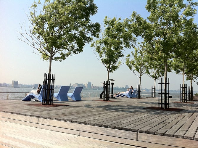 The view from Hudson River Park