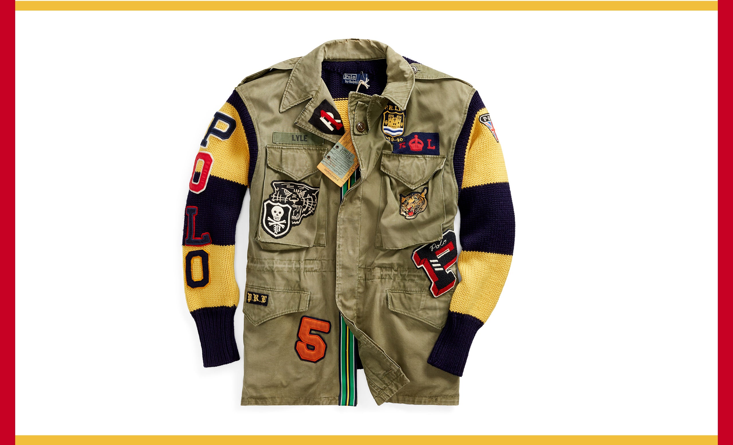 <strong>THE FINISHED GARMENT</strong><br/> An artful hybrid of authentic vintage and playful adornment, and a truly one-of-a-kind expression of Polo style.
