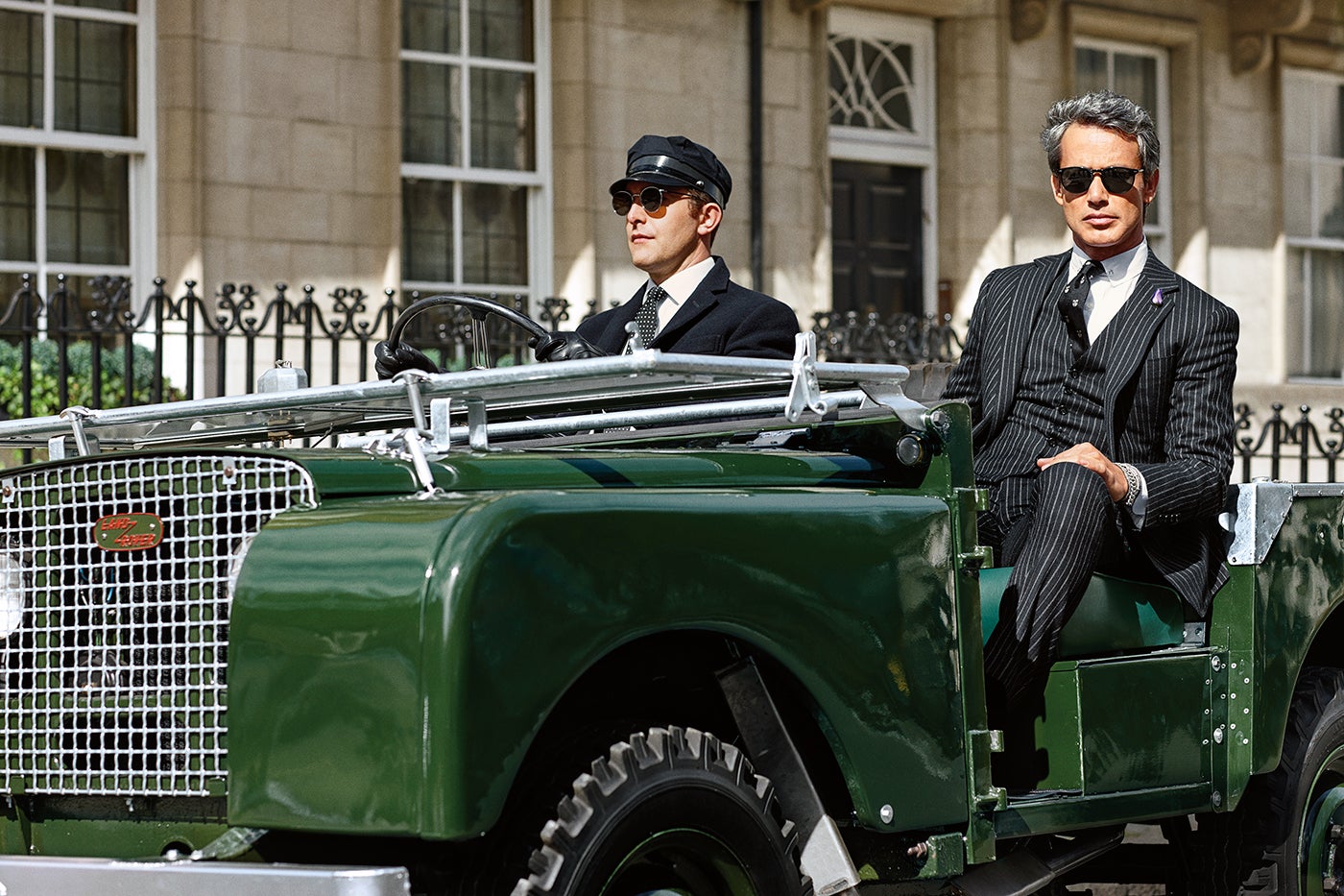 Photos from the Fall 2015 Purple Label campaign, shot on location at Althorp