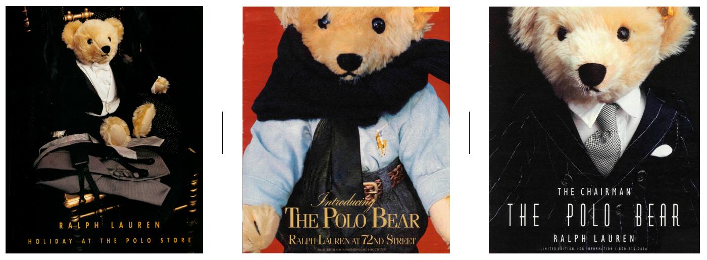 Rl Mag The Best Dressed Bear In World Fuzzy Memories National Ads From 1994 1991 And 1992 Starring The Polo