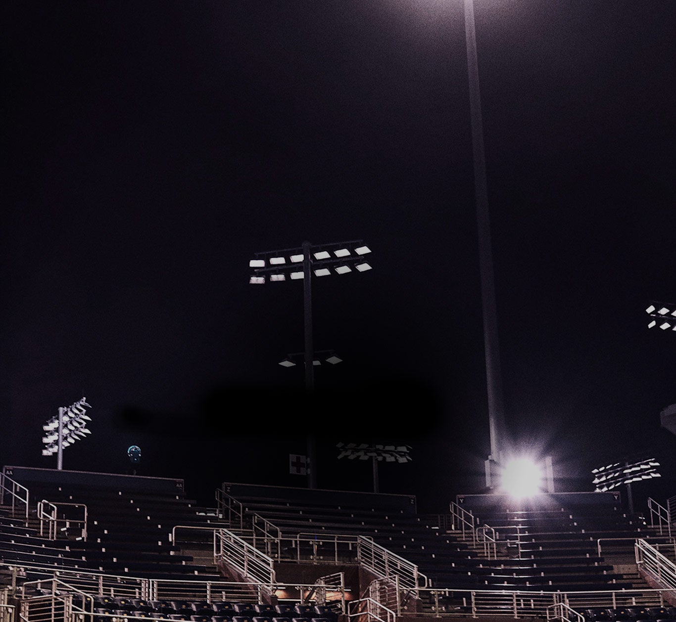 Photograph of stadium seating