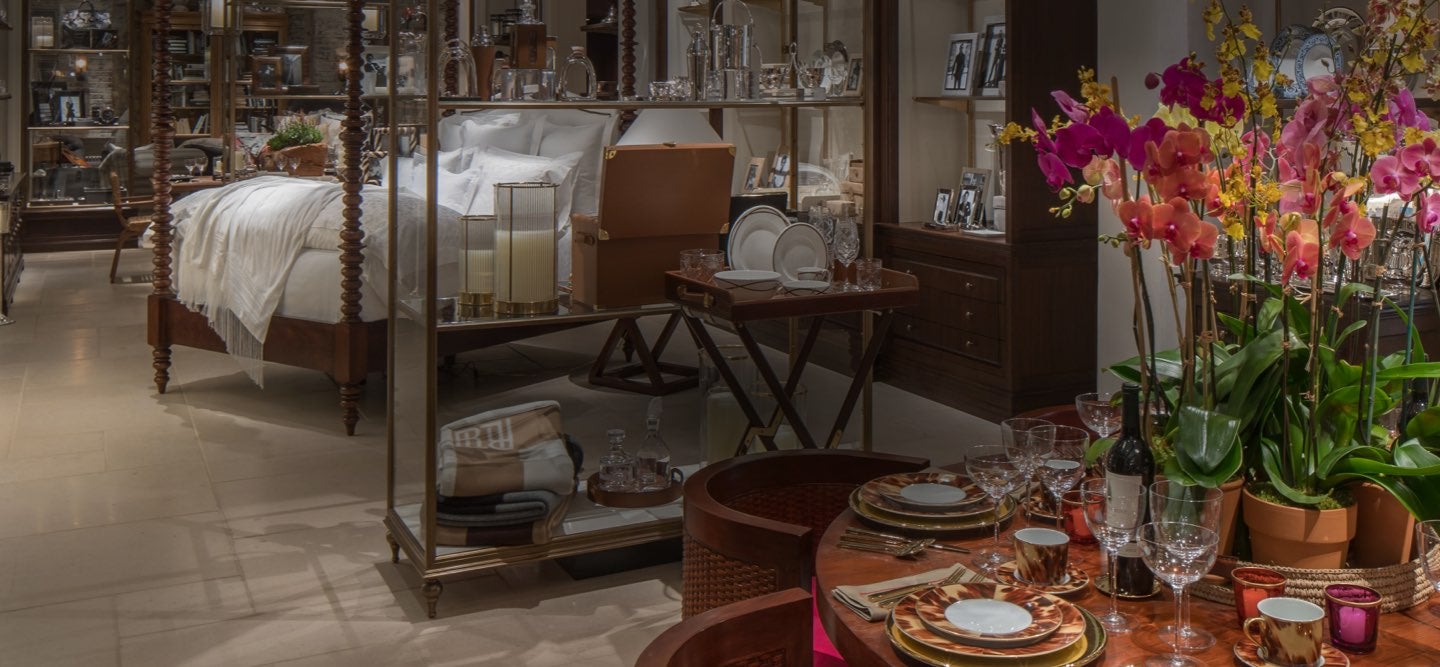 Ralph Lauren Home showroom