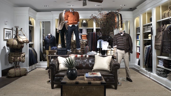 interior ralph lauren store